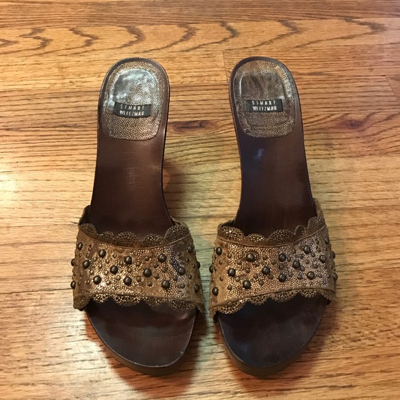 STUART WEITZMAN Leopard Print Sandal - Picture 1 of 5